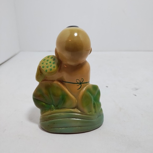 Vintage Asian Chinese Baby Ceramic Hand-Painted Figurine Pencil Sharpener Rare - Picture 3 of 7